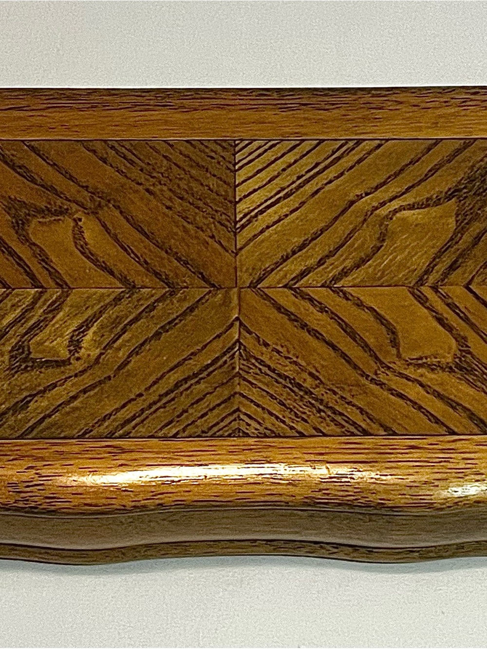 Vintage Wal-Mart wooden jewelry box upcycled